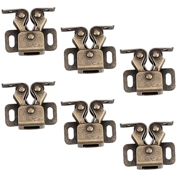 ADDHAT 6-Piece Metal Closet Door Catch Hardware Set for Secure Closing and Smooth , Ideal for Home and Cabinet Decoration