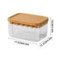 thumbnail image 3 of Hvmvliv Ice Molds 22-Compartments Square-Shape Food Grade Silicone Ice Cubes Tray with Lid and Bin Reusable Ice Blocks Making Trays Come with Ice Shovel Leak Proof Freezer Ice Home Use Brown, 3 of 6