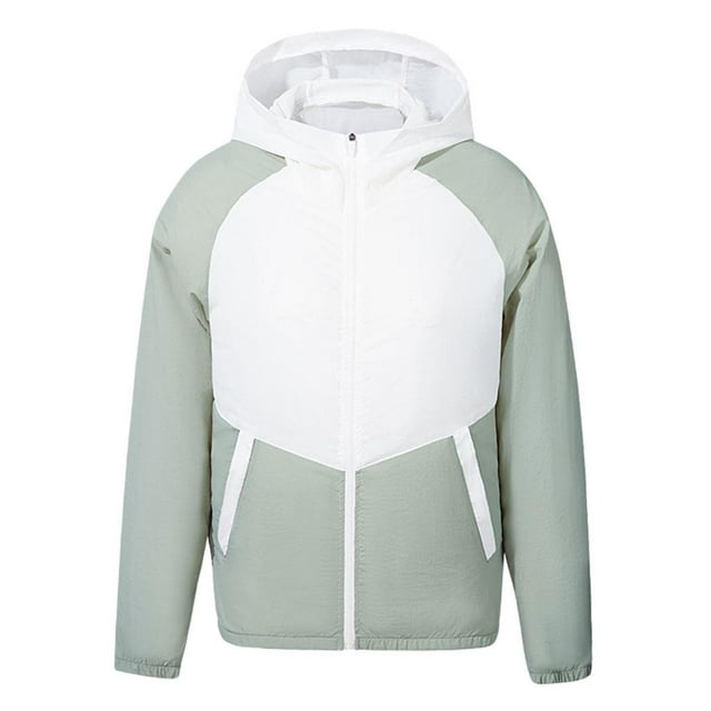Chaleco de enfriamiento con ventilador Chaqueta de aire acondicionado con 2 Verde L Zulema Chaleco de enfriamiento del ventilador
