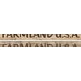thumbnail image 2 of Saunders, Alonzo 32x9 Gold Ornate Wood Framed with Double Matting Museum Art Print Titled - Farm Sign 2-up I, 2 of 4