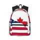 thumbnail image 1 of Easygdp USA Canada Flag Mochila Casual para Portátil, Mochila para Escuela, Viajes, Negocios, 1 of 6