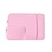 thumbnail image 3 of RAINYEAR 15 Inch Laptop Sleeve Protective Case Soft Cover Computer Bag with Front Pocket & Accessories Pouch, Compatible with 15.4â€ MacBook Pro Specially for 15.4â€ New Model A1707 A1990 (Pink), 3 of 4