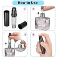 thumbnail image 5 of 5ml Perfume Spray Atomizer Bottle, Boriyuan 2 Pcs Mini Travel Refillable Bottle Portable Atomizer Spray for Women Men (Red + Silver), 5 of 8