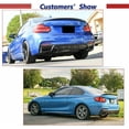 thumbnail image 3 of Carbon Fiber Rear Diffuser Compatible with BMW F22 F23 2014-2021 M Sport 220i 228i 230i 235i M235i M240i M-Sport 2-Door, 3 of 7