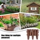 thumbnail image 4 of 5pcs Plastic Edgings Garden Picket Fence - Grass Flowerbeds Plant Borders - Decorative Scenery Road Panels - Weather Proof Plastic Garden Fence, 4 of 6
