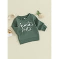 thumbnail image 3 of Liacowi Baby Boys Girls Halloween Outfits 3 6 12 18 24 Months Infant Autumn Winter Sweatshirts Long Sleeve Round Neck Letter Print Pullovers Infant Fall Loose Fit Tops, 3 of 8