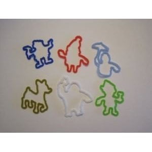Allegiance Red Rubber Cp Silly Bandz Rudolph The Red Nosed Reindeer Shapes Bracelet Collection 24 Pack Silly Rubber Bands ()