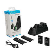 PDP Energizer Nintendo Wii U and Wii Controller Charger, Black