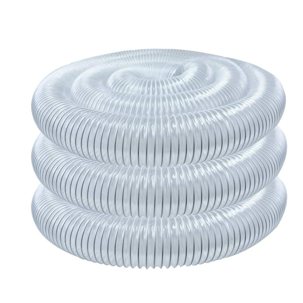 POWERTEC 70144 PVC Dust Collection Hose (21/2 Inch x 20 Feet