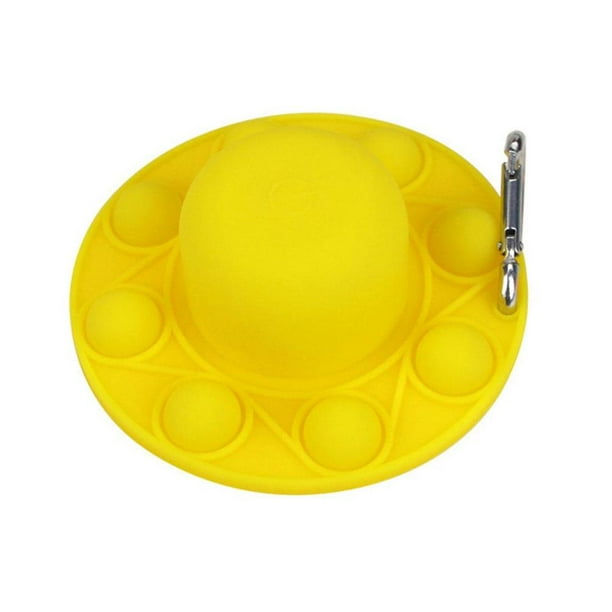 Kearding Llavero de descompresión de burbuja de empuje luminoso, juguete sensorial, juguete ajustable para aliviar el estrés Iluminación y accesorios Numero 3