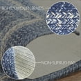 thumbnail image 3 of VHC Brands Great Falls Blue Rug with PVC Pad, Jute Blend, Rectangle, Blue White, 60x96 inches, 3 of 6