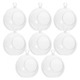 thumbnail image 3 of 8 bolas navideñas transparentes rellenables de plástico para decorar fiestas navideñas., 3 of 6