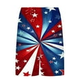 thumbnail image 4 of cllios Mens 4th of July Swim Trunks Swimming Trunks with Compression Liner Board Shorts 7 inch Quick Dry Swim Shorts Novelty Red White and Blue Swimsuit, 4 of 6