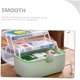 thumbnail image 5 of Caja de almacenamiento de medicamentos Caja de primeros auxilios vacía - Bandeja plegable de niveles Caja de medicamentos con pastillero, Caja médica con asa portátil para primeros auxilios, 5 of 5