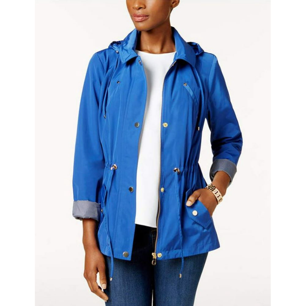 Charter Club - Charter Club Women's Water Resistant Hooded Anorak ...