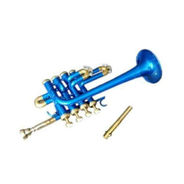 Bb low pitch brass musical instrument 4 VALVE PICCOLO TRUNMPET
