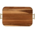 thumbnail image 4 of Better Homes & Gardens Acacia Wood Serving Tray with Gold Handles, 4 of 4