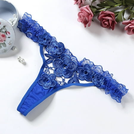 

QWZNDZGR New Sexy Underwear Women s Fashion Sexy Lace Women s Transparent Thong Pants T Pants Mesh Transparent
