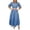 A-Blue780, variant on Women's Lace Two Piece Sets Short Sleeve Date Party Matching Suits