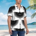 thumbnail image 5 of Flying Swan Bird Hawaiian Shirts For Men, Summer Short-Sleeve Relaxed-Fit Button-Down Shirts Medium, 5 of 9