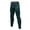 Dark Green, variant on Men’s Pro Elastic Waist Compression Pants, Workout Leggings with Side Pocket for Gym, Running & Training Black S