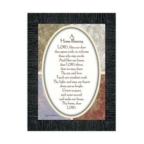 A Home Blessing for a New House or Homeowners, God Bless this Home Picture Frame, 7x9 77959