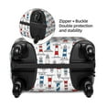 thumbnail image 4 of Daiia Lighthouse And Beacon Luggage Cover, Thickened Washable Travel Luggage Covers, Elastic Unique Baggage Covers for 18-20 inch Luggage-Medium, 4 of 9