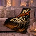thumbnail image 6 of Western Rodeo Bull Rider No Fear Chute Cowboy, Cozy Typography Art Scene, Warm Flannel Blanket for Living Room and Reading Nook, Art Lovers Housewarming Gift, Artistic Home Decor, 6 of 9