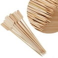 thumbnail image 3 of WHAMVOX 200Pcs Bamboo Paddle Pick Skewers Roasting Sticks for Fruit BBQ Use, 3 of 8