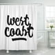 thumbnail image 1 of ABPHQTO Cortina de ducha de frase manuscrita con pincel moderno letras a mano de tinta de la costa oeste 152x180 cm ABPHQTO PKNMT60x72Shower-5804, 1 of 2