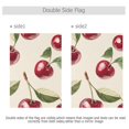 thumbnail image 4 of Yayeee Garden Flag 28" x 40" Double Sided Outdoor Yard Lawn Holiday Decorations, Cute Cherry, 4 of 6
