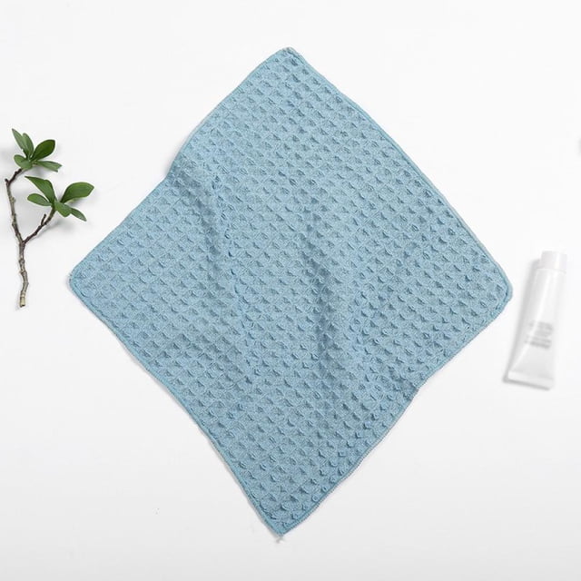 CNKOO 6PCS Waffle Pattern Hand Small Square Towel 12x12 Inch Hand Towel for Bathroom Absorbent Quick-Dry Bathroom Hand Towels Kitchen Towels Baby Washcloths Face Towel