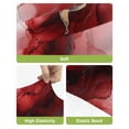 thumbnail image 4 of Red Marble Bar Stool Covers Set of 2, Modern Ombre Abstract Ink Painting Art Stretch Washable Bar Chair Covers with Backs, Removable Pub Counter Height Chair Cover for Kitchen Dining Room Cafe, 4 of 7