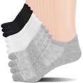thumbnail image 1 of 10 Pairs Women Ankle Socks Thin Soft Athletic Low Cut Socks With Tab, 1 of 5