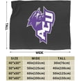 thumbnail image 3 of Abilene Christian University Fleece Blanket, Very Soft Microfiber Flannel Blanket for Couch Warm and Cozy for All Seasons, 3 of 6