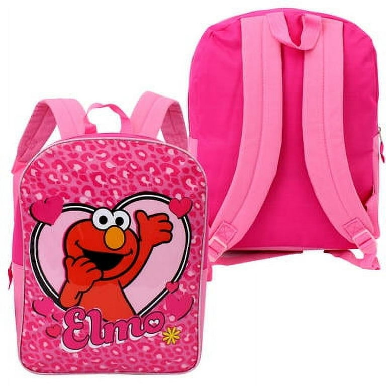 Sesame Street Gang Elmo Boys Girls Toddler 16 inch School Backpack