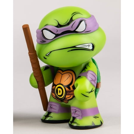 Kidrobot Teenage Mutant Ninja Turtles: Donatello Turtle, with Stylish Window Box (3"), Including Signature Weapon