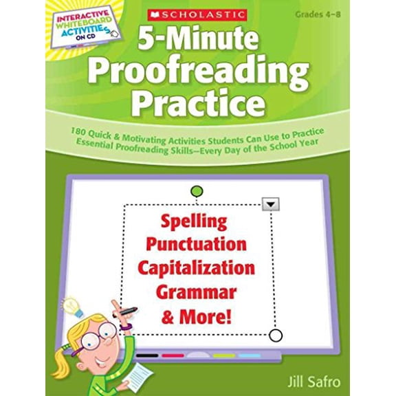 Pre-Owned Scholastic Interactive Whiteboard Activities: 5-Minute Proofreading Practice
