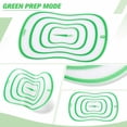 thumbnail image 4 of Flexible Silicone Cutting Board, Large Green Clear Cutting Mat for Kitchen Prep, 4 of 7