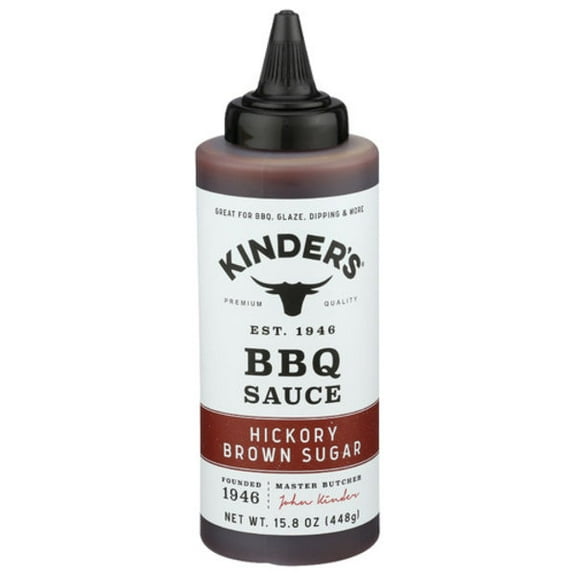 Kinder's Hickory Brown Sugar Barbecue Sauce, 15.8 oz pack of 2