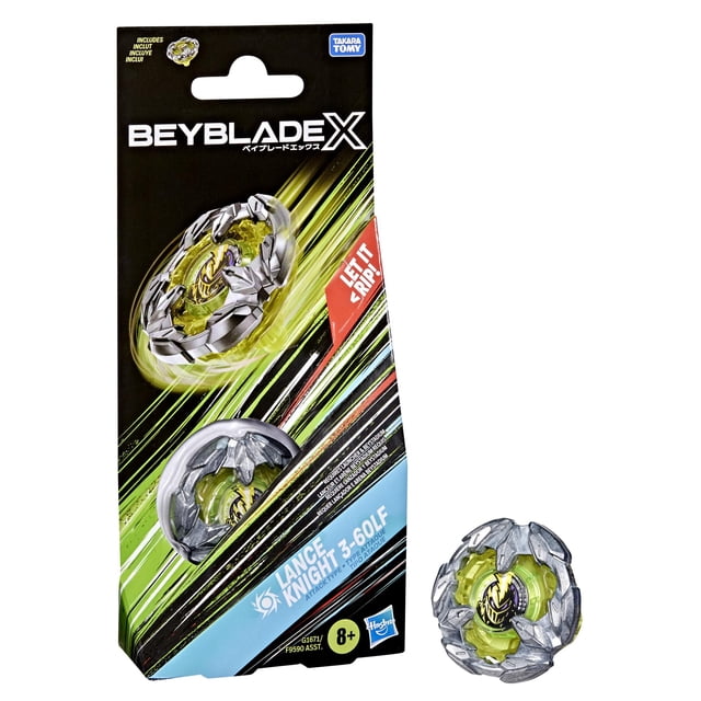 Set Booster Pack Beyblade X Lance Knight 3-60LF con Top 8+