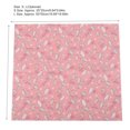 thumbnail image 1 of Fleurs Roses Tissu en Coton Carrés Couture Patchwork pour Décoration Intérieure, 1 of 7