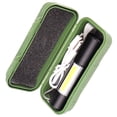 thumbnail image 3 of GOOHOCHY 1 linterna pequeña portátil con luz dura, linterna LED con zoom, lámpara de trabajo COB, linterna recargable para exteriores, para noche al aire libre (negro), 3 of 7