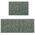 thumbnail image 4 of Bsicpro Kitchen Rugs and Mats 2 Pieces, Non Skid Anti Fatigue Absorbent Runner Rugs for Sink, Green, 20"x32"+20"x47", 4 of 10