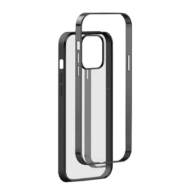 Para Apple IPhone 13 Enchapado a prueba de golpes Funda transparente de TPU delgada