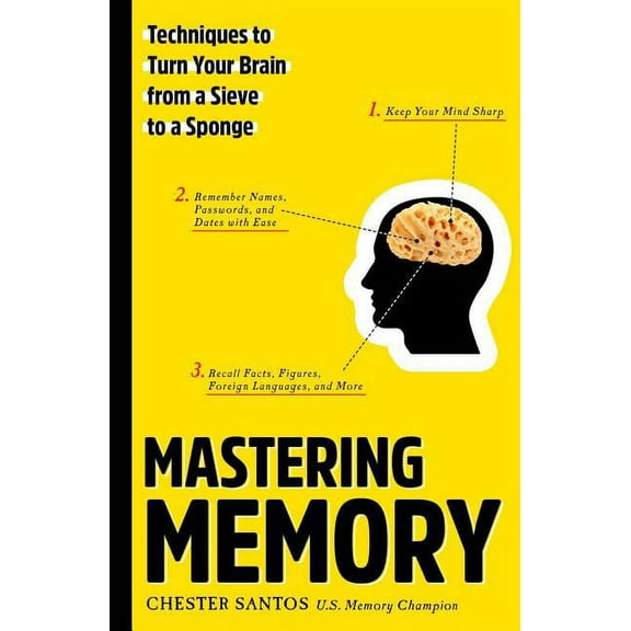 Mastering Memory: Techniques to Turn Your Brain from a Sieve to a Sponge (Paperback)