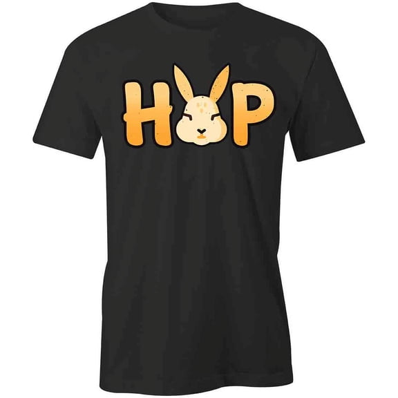 Hop T-Shirt | Cute Easter Black Tee Gift