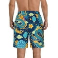 thumbnail image 3 of Swim Trunks Summer Surf Beach Board Shorts Swimwear Bathing Suits,Traditional Chinese Dragon Asian, 3 of 5
