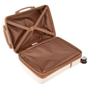 it luggage Replicating Hardside 21.5 Carry On Expandable Fashion Spinner Luggage, Cream