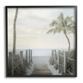 thumbnail image 2 of Stupell Industries Tropical Palm Tree Boardwalk Summer Beach Landscape Photography Gray Framed Art Print Wall Art, 24x24, by Mike Calascibetta, 2 of 5